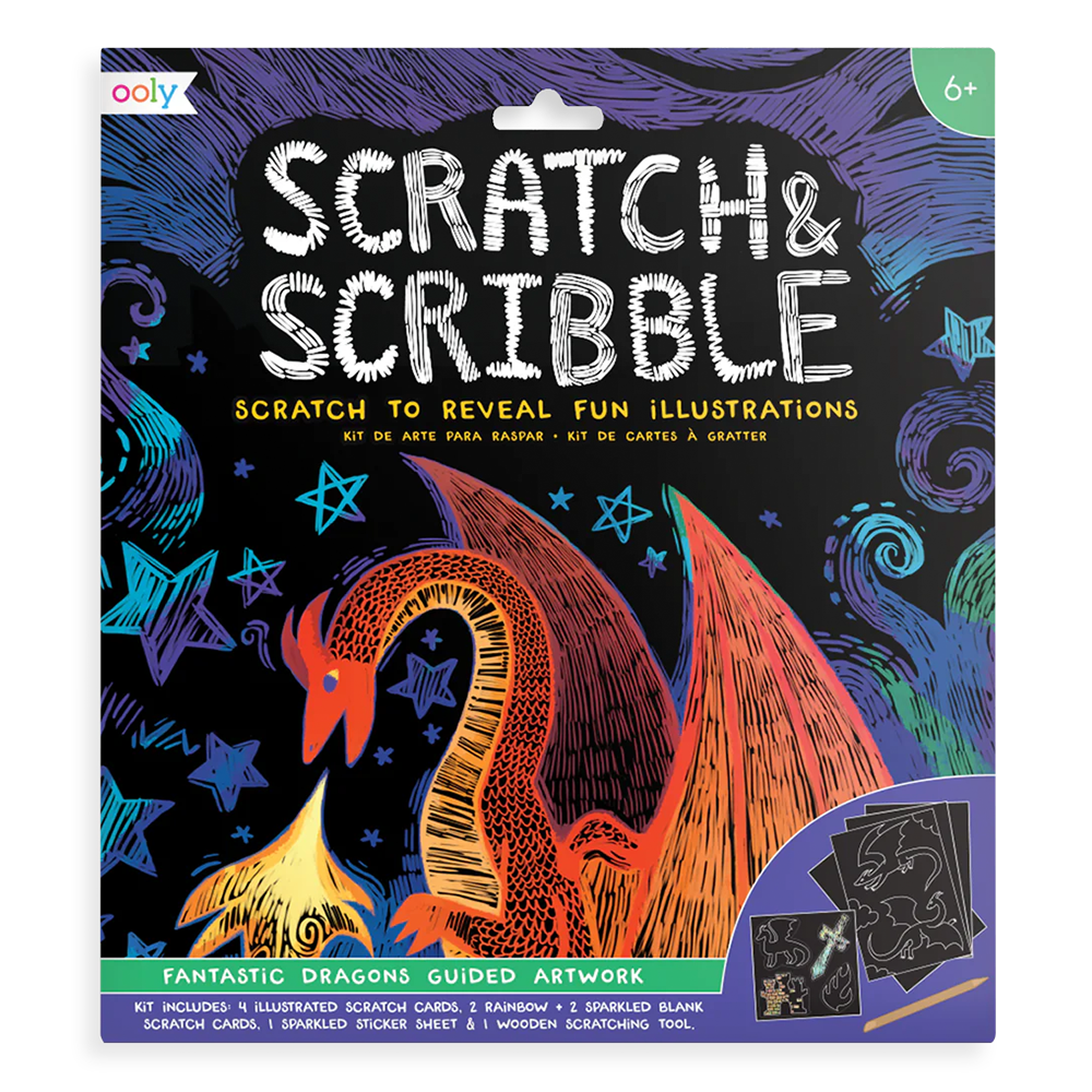 Fantastic Dragons Scratch and Scribble