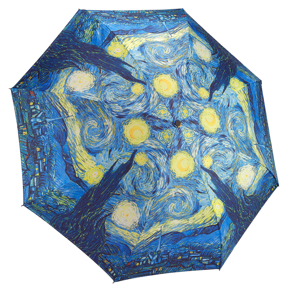The Starry Night Reverse Close Umbrella
