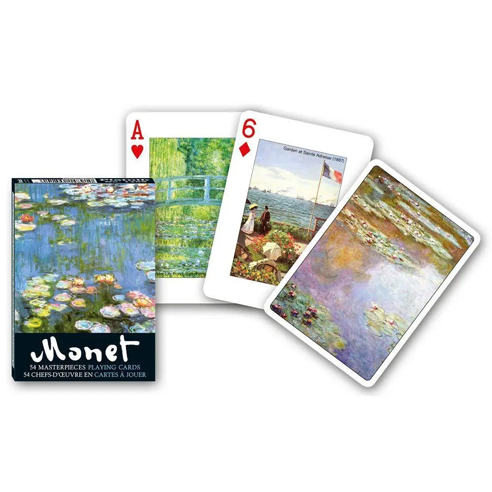 Cartes à jouer Claude Monet