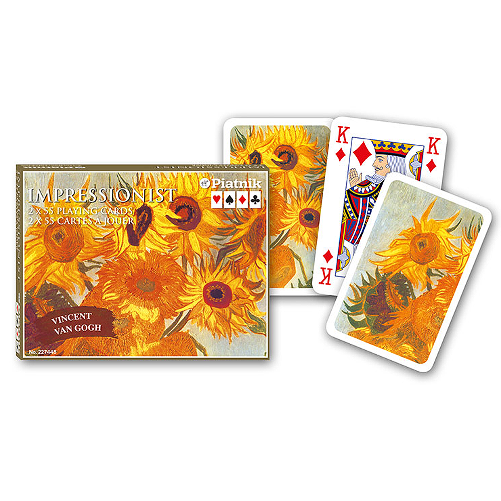 Cartes à jouer Les tournesols