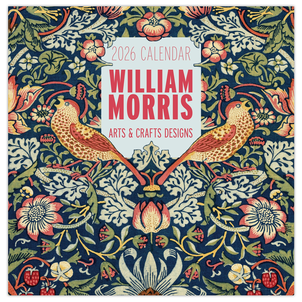 Calendrier mural 2026 William Morris