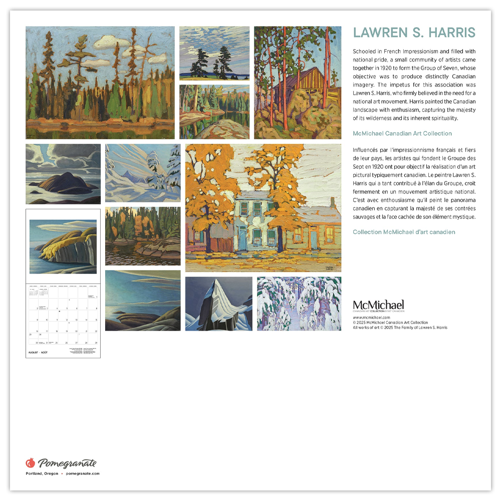 Calendrier mural 2026 Lawren S. Harris