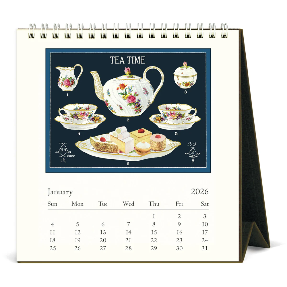 Calendrier de bureau 2026 Le goûter