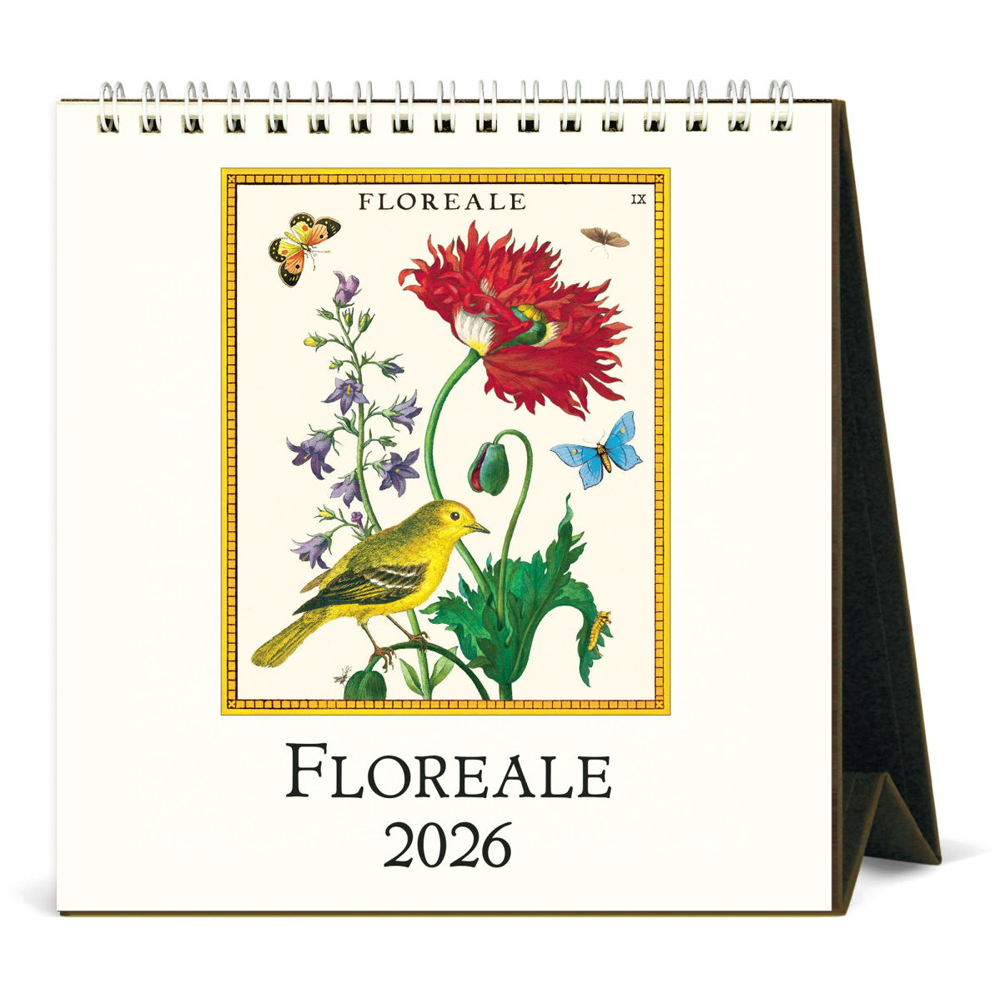 Calendrier de bureau 2026 Floreale