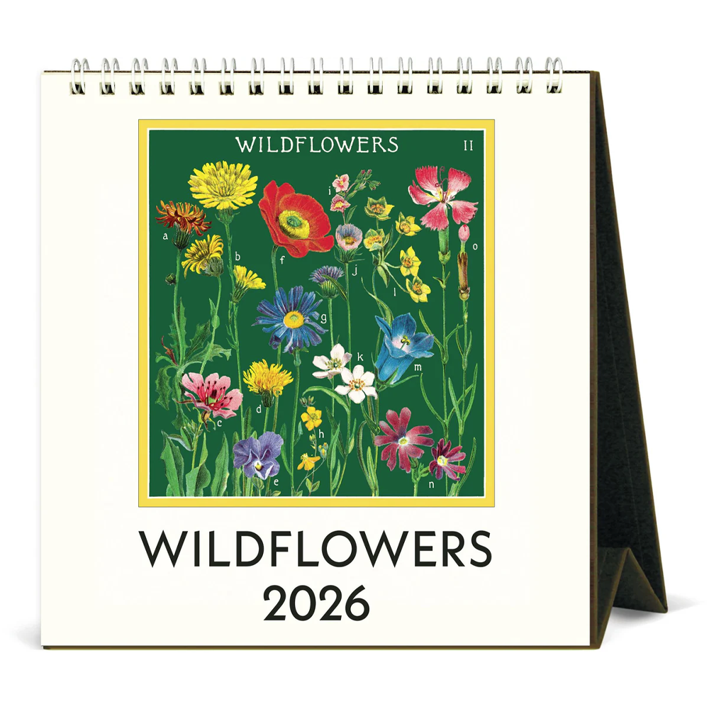 Calendrier de bureau 2026 Fleurs Sauvages