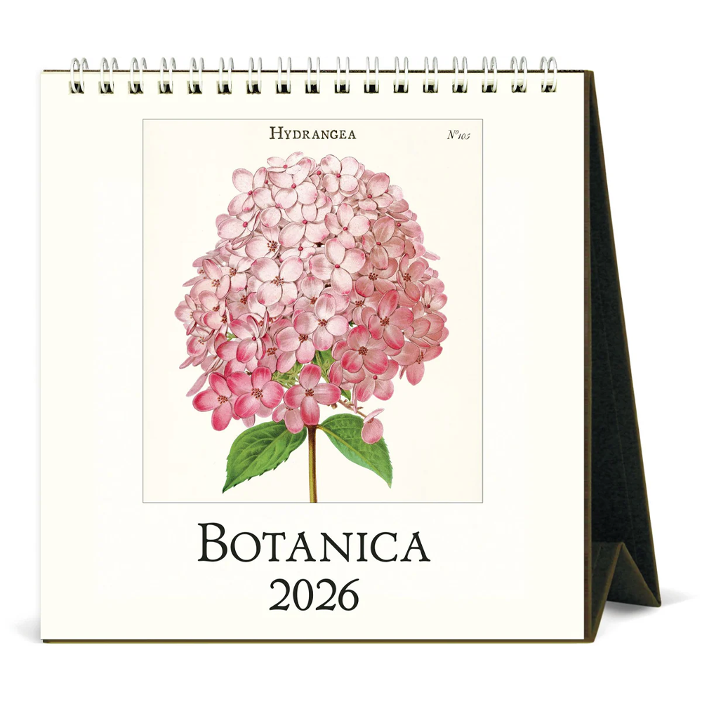 Calendrier de bureau 2026 Botanica