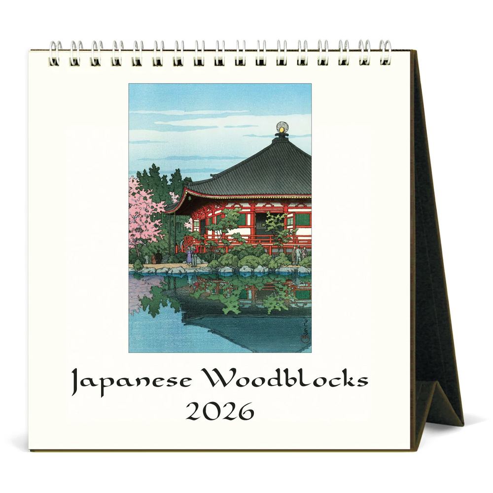 Calendrier de bureau 2026 Estampes japonaises sur bois