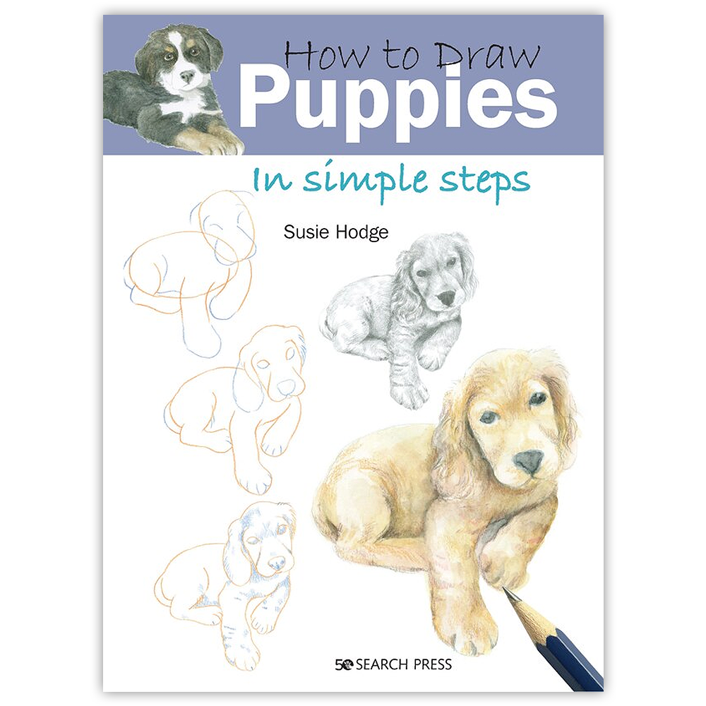 How to Draw Puppies in Simple Steps (Anglais)