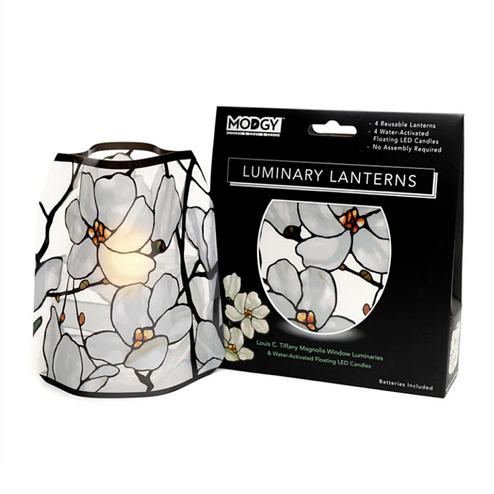 White Magnolias Luminary Lanterns