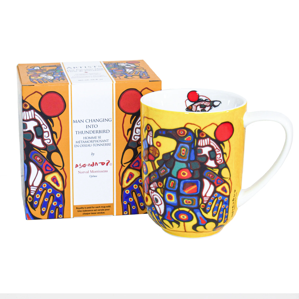 Tasse Homme qui se transforme en oiseau-tonnerre