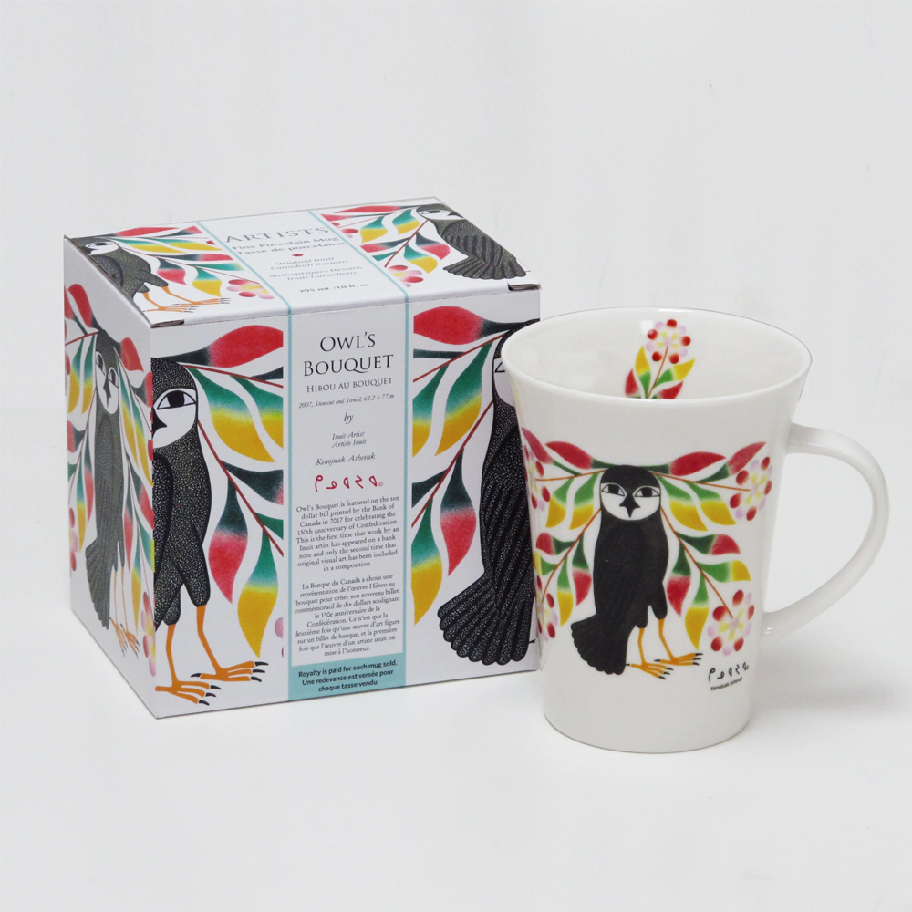 Owl's Bouquet Mug