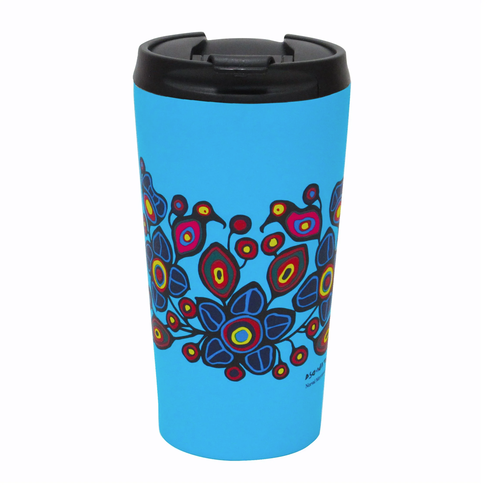 Flowers and Birds Travel Mug