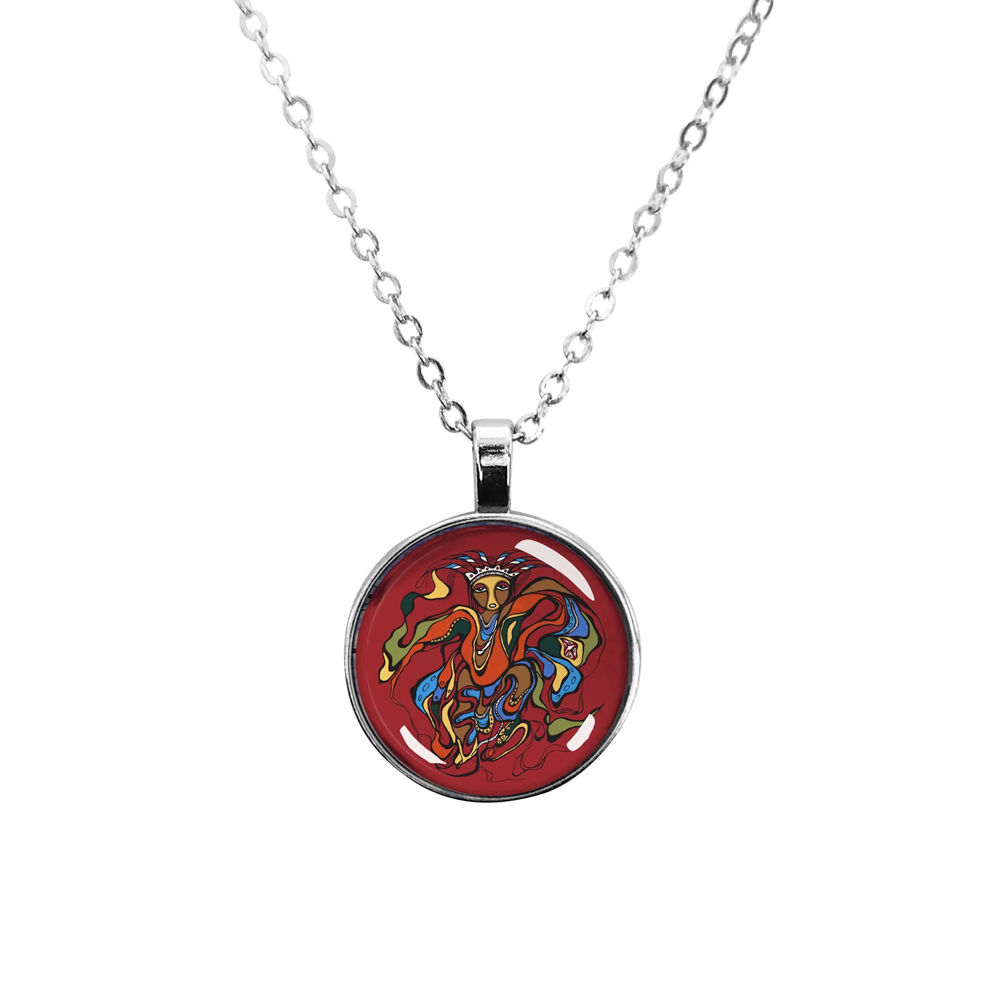 Pow Wow Dancer Necklace