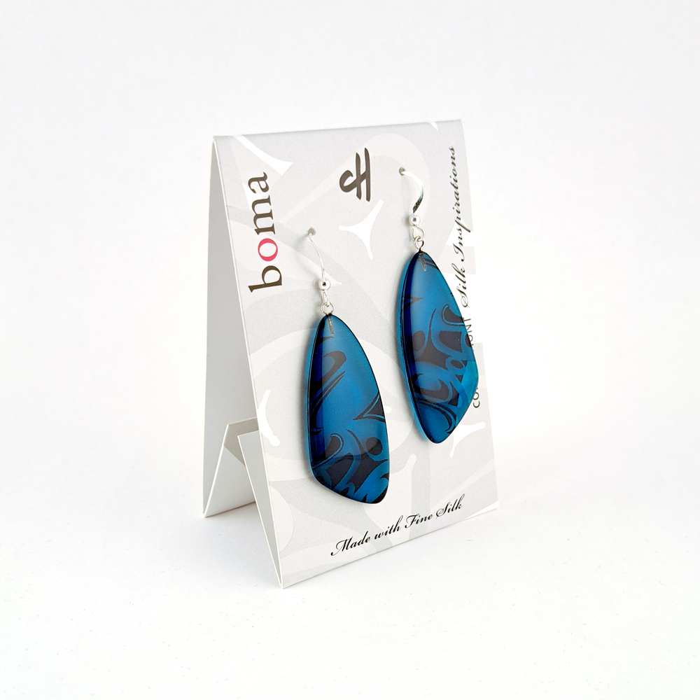 Triangle Earrings (Turquoise)