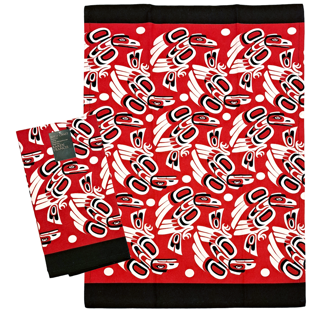 Linge à vaisselle Corbeau