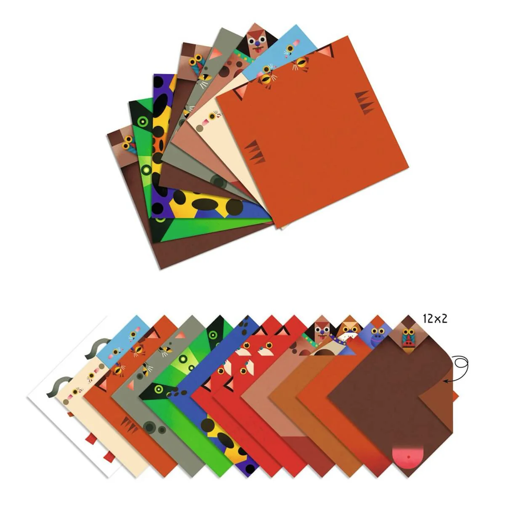 Jumping Animals Easy Origami