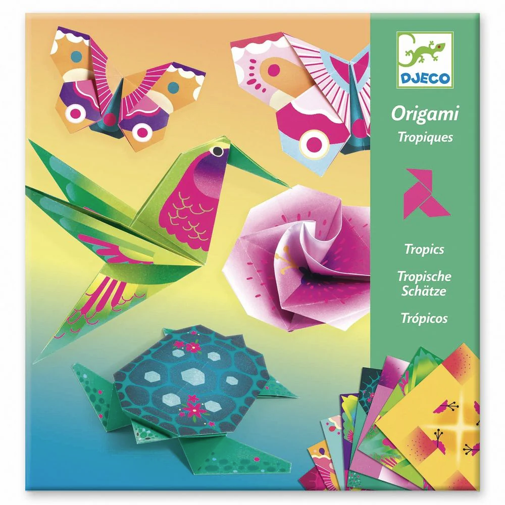 Tropical Animals Easy Origami