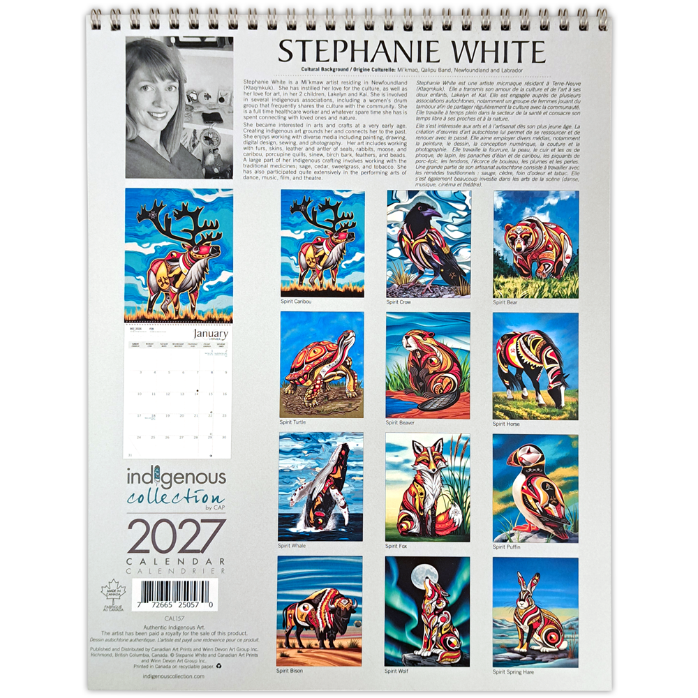 Stephanie White 2027 Wall Calendar