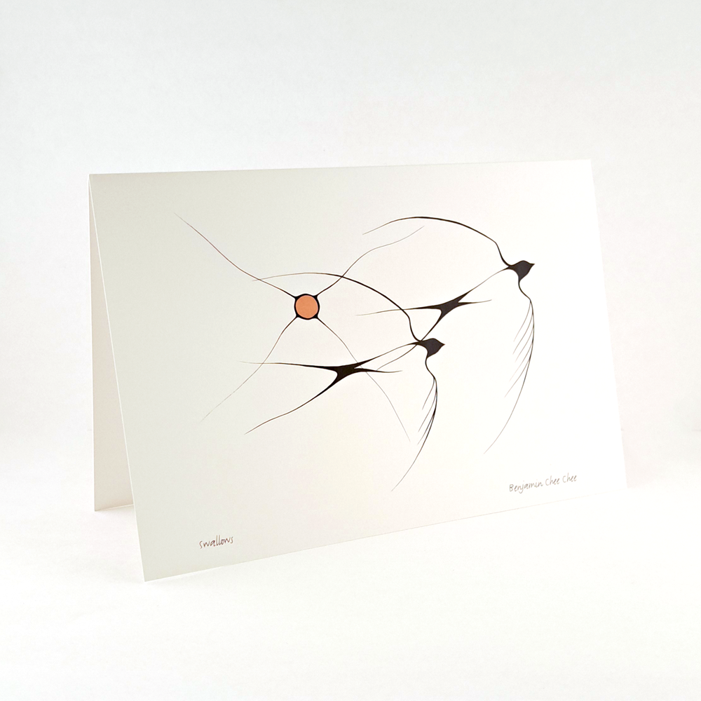 Swallows Notecard