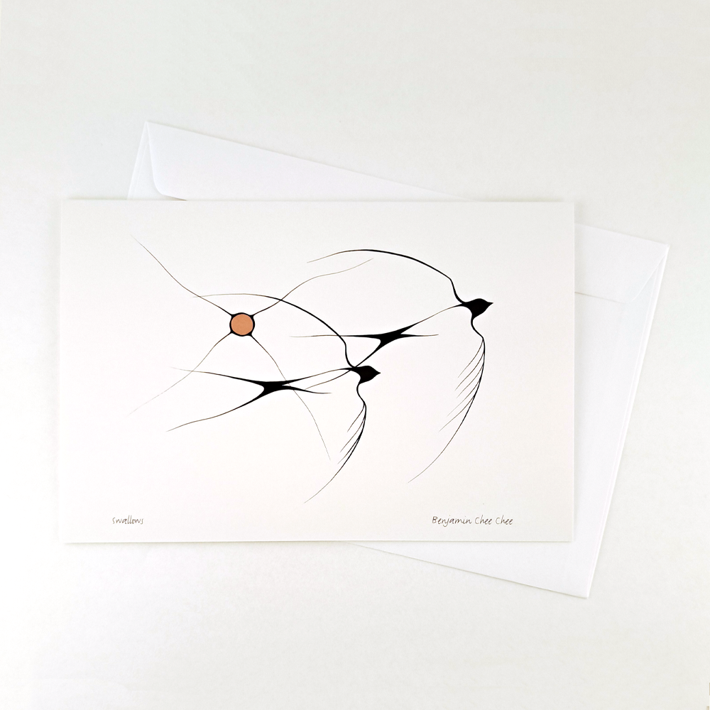 Swallows Notecard