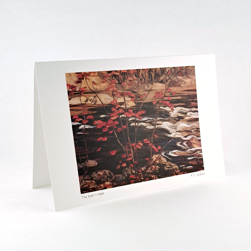 The Red Maple Notecard