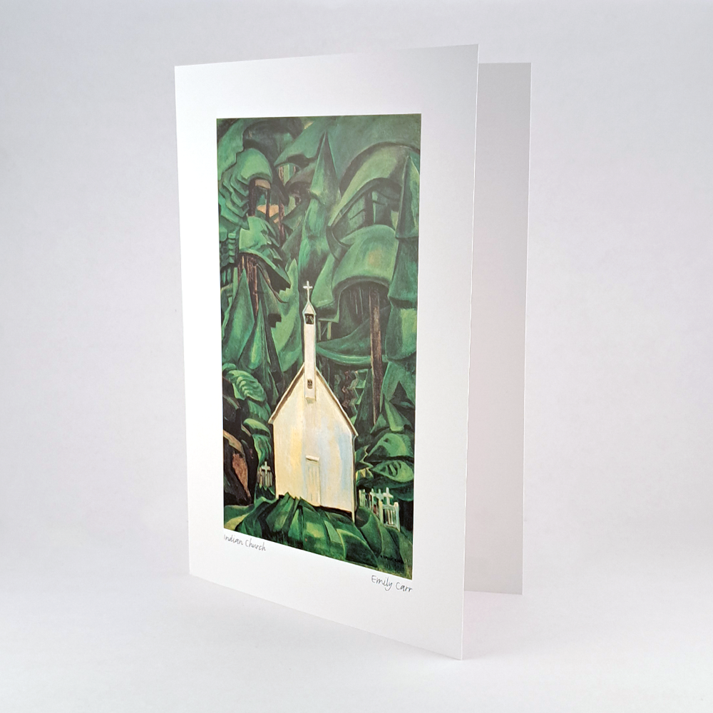 Church in Yuquot Village Notecard