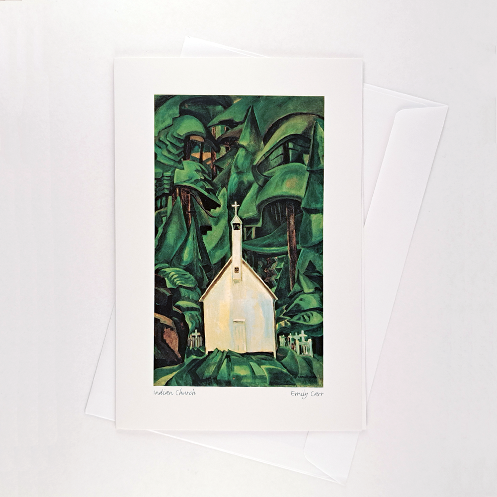 Church in Yuquot Village Notecard