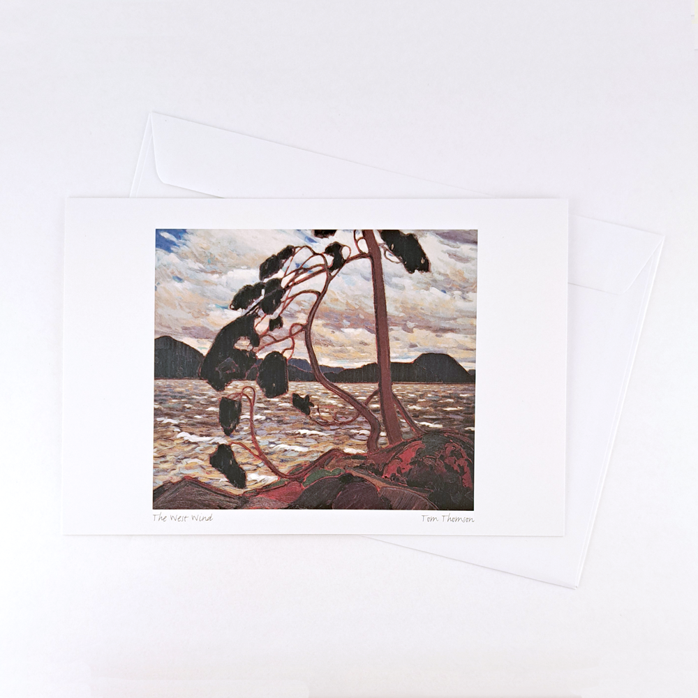 The West Wind Notecard