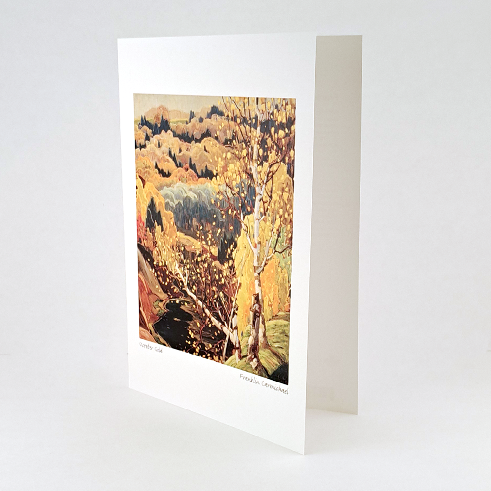 October Gold Notecard