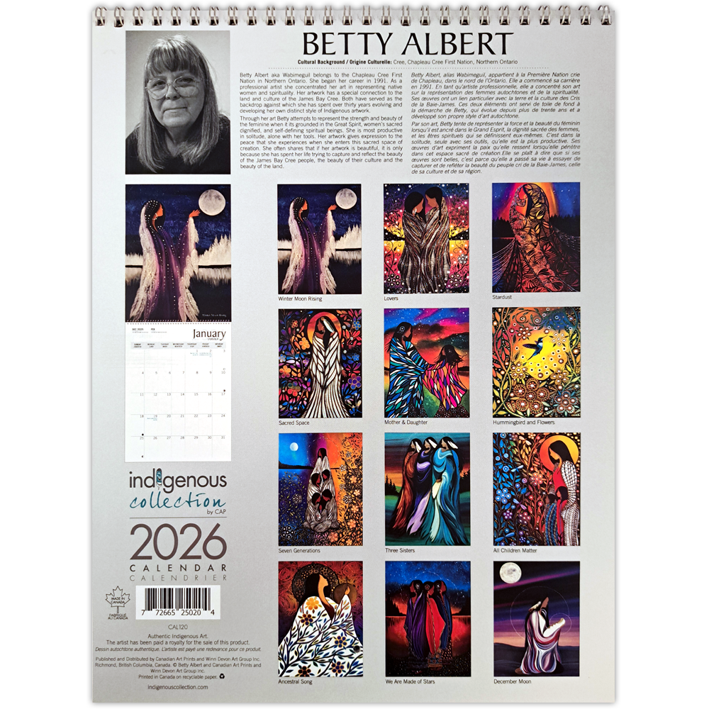 Betty Albert 2026 Wall Calendar