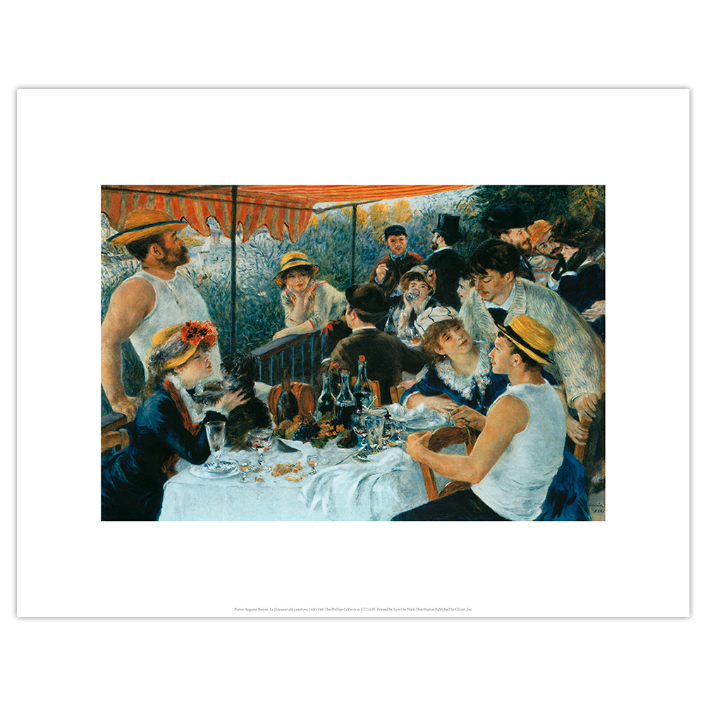 Luncheon of the Boating Party Small Poster