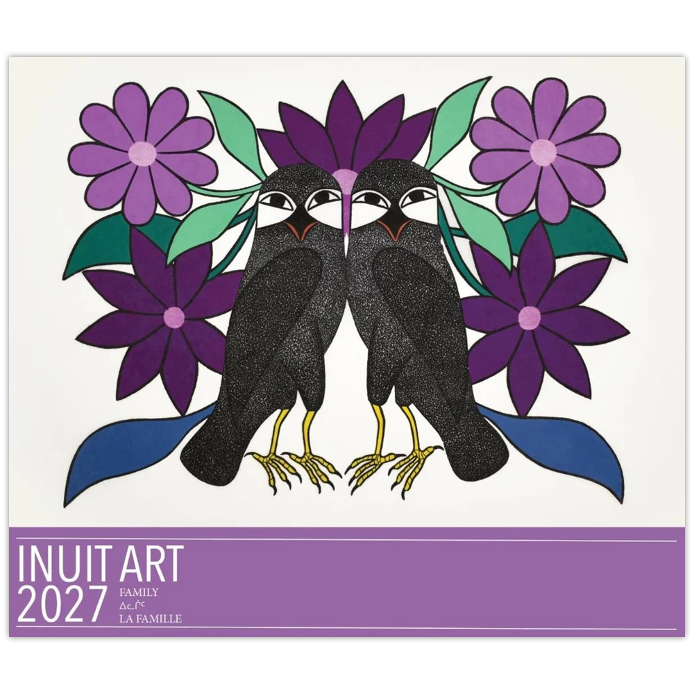 Calendrier mural 2027 Art inuit Cape Dorset