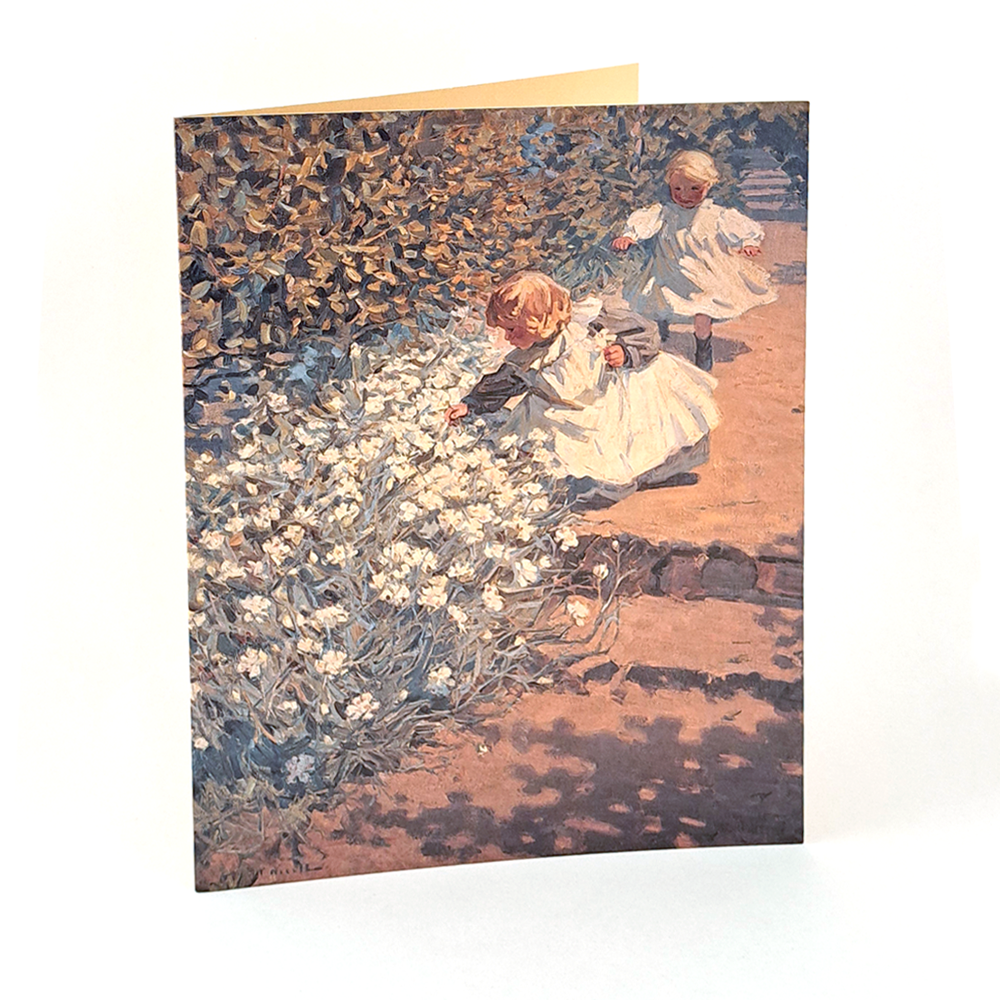 Picking Flowers Notecard
