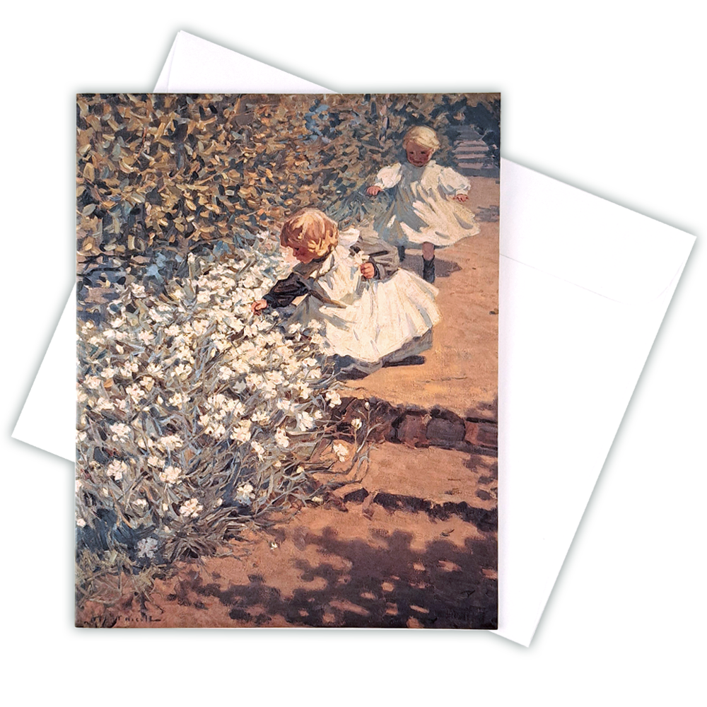 Picking Flowers Notecard