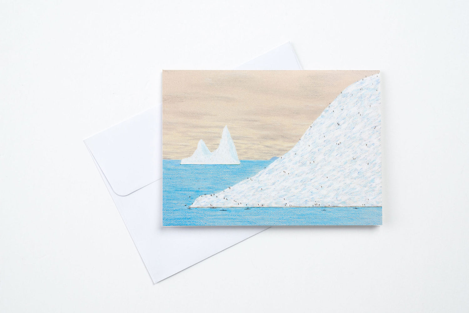 Notecard Untitled (Figures on Iceberg)