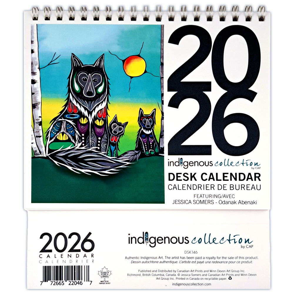 Jessica Somers 2026 Desk Calendar