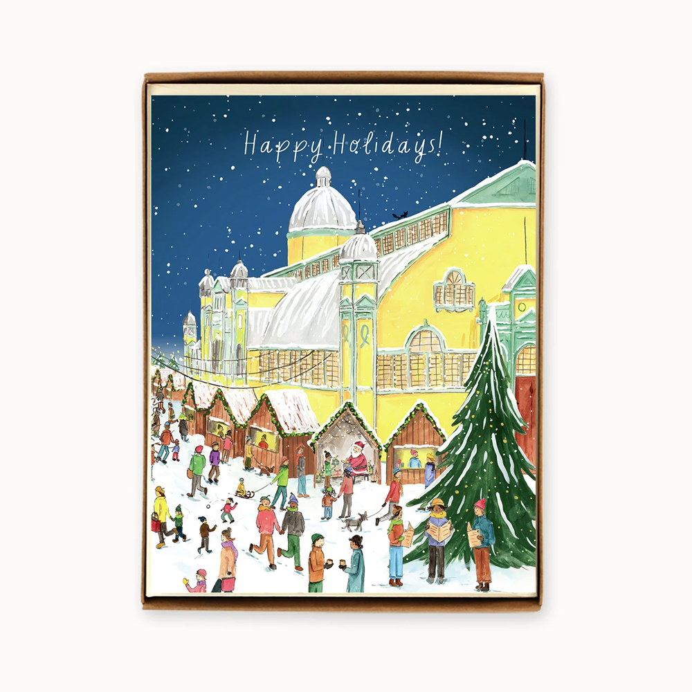 Boîte de cartes doubles pour les fêtes Parc Lansdowne (Anglais)