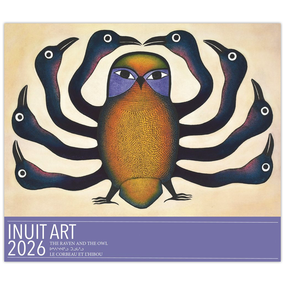 Calendrier mural 2026 Art inuit Cape Dorset National Gallery of
