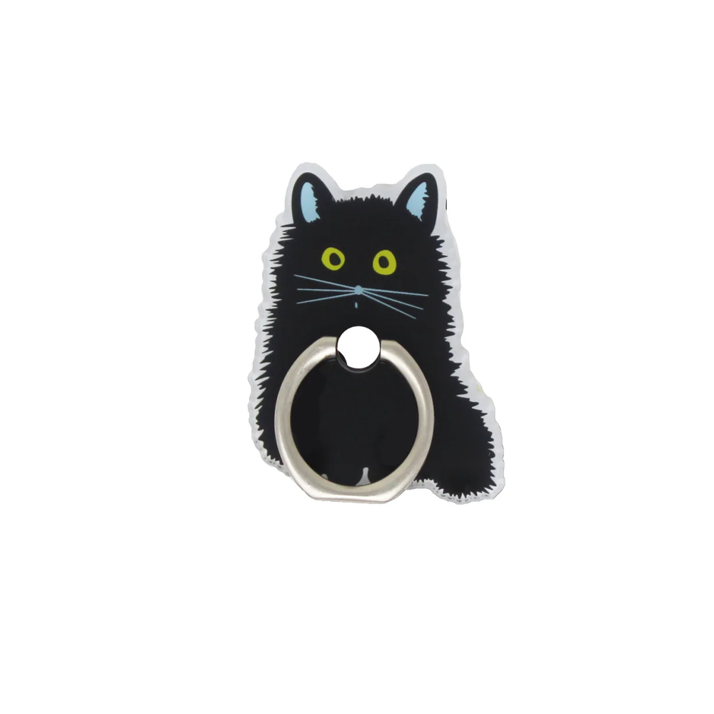 Black Cat Phone Ring