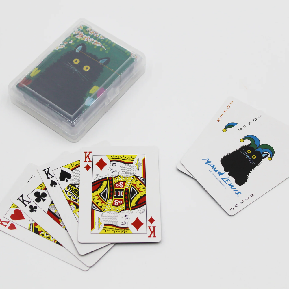 Cartes à jouer Chat noir