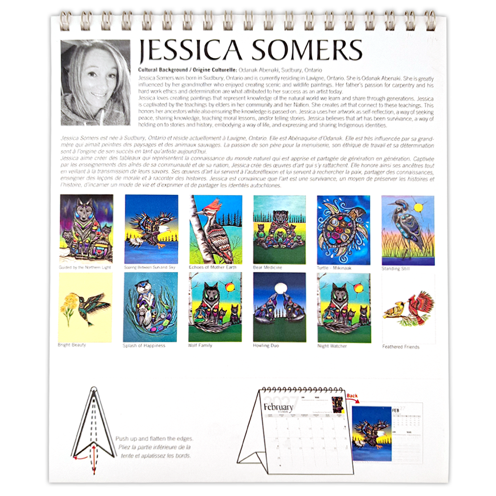 Jessica Somers 2027 Desk Calendar