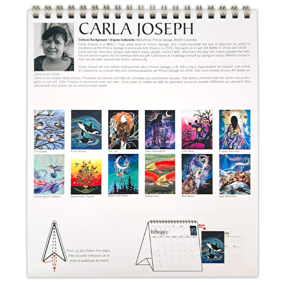 Carla Joseph 2027 Desk Calendar