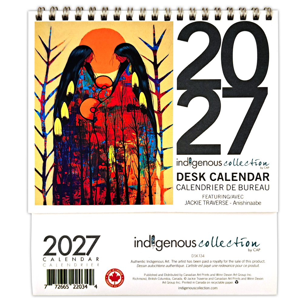 Jackie Traverse 2027 Desk Calendar