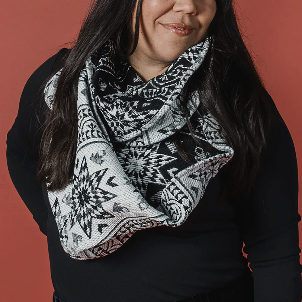 Foulard infini réversible Star