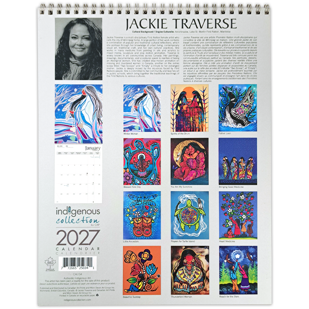 Jackie Traverse 2027 Wall Calendar