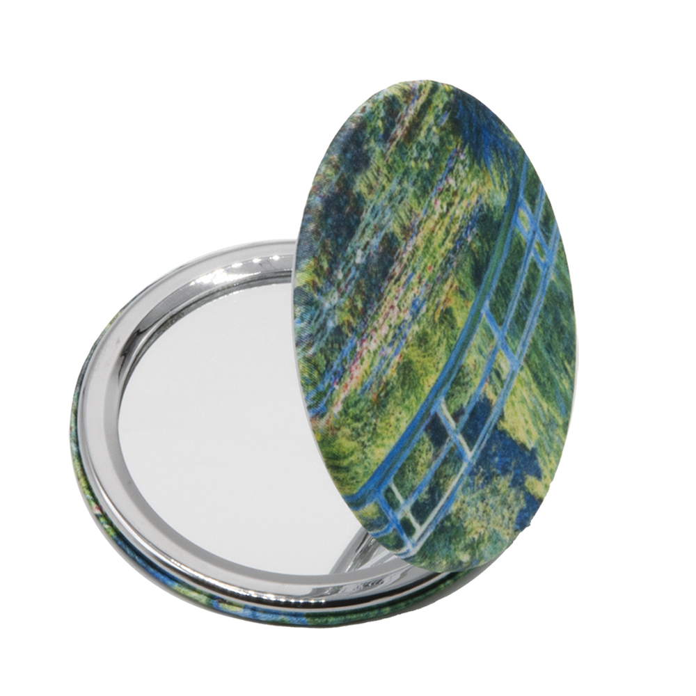 Japanese Footbridge Pocket Mirror
