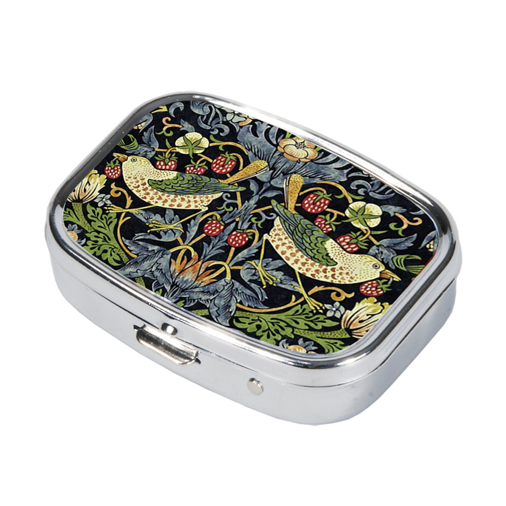 Strawberry Thief Pill Box
