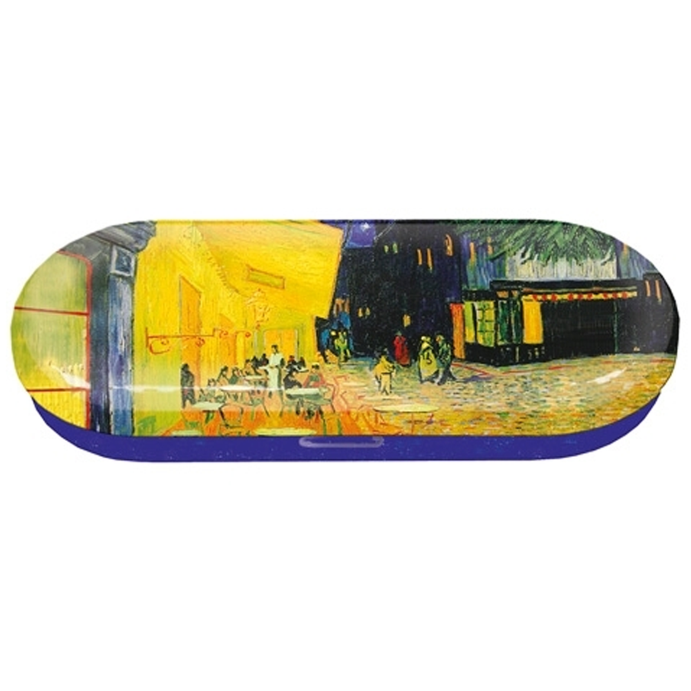 Terrace of a Café at Night Glasses Case