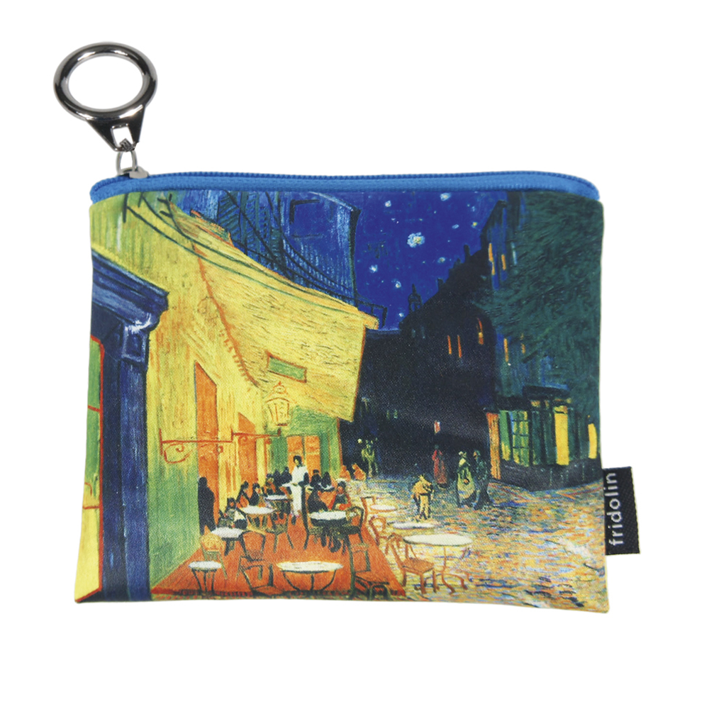 Porte-monnaie Terrasse de café la nuit