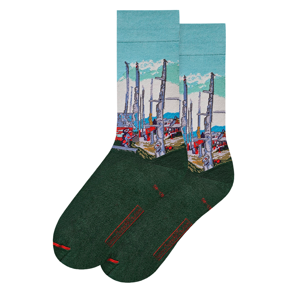 Totem Poles, Kitseukla Socks